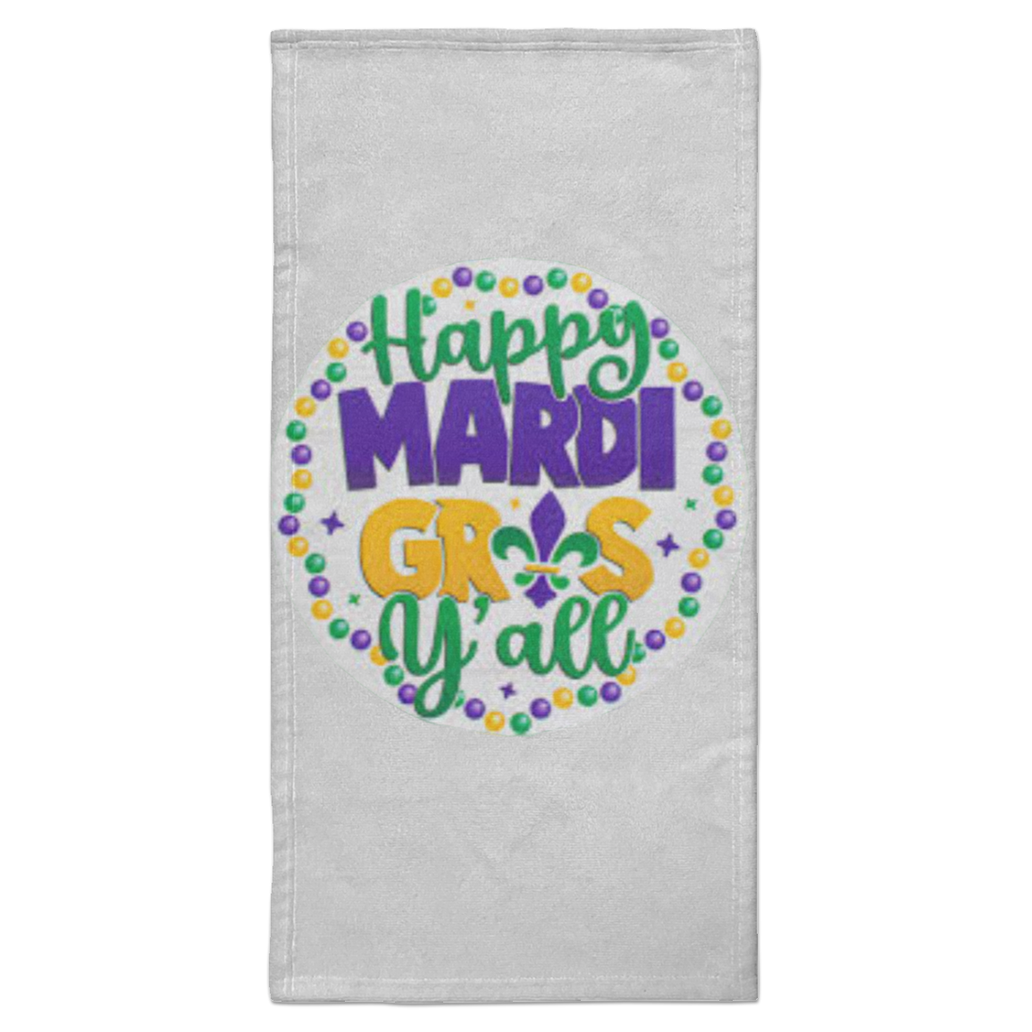 Happy Mardi Gras Y'all Towel - 15x30 (S6HATL)