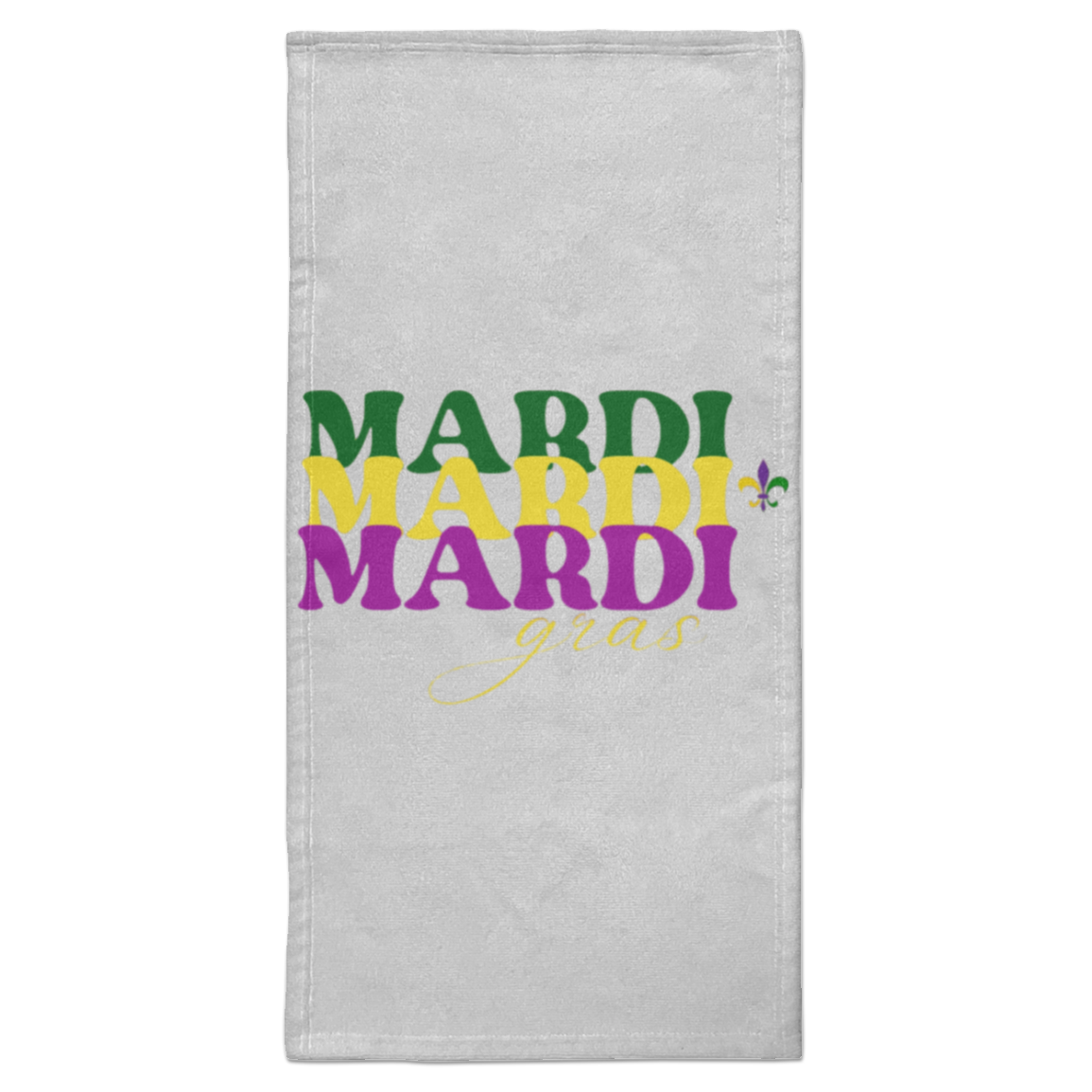 Mardi Mardi Mari Gras Towel - 15x30 (S6HATL)