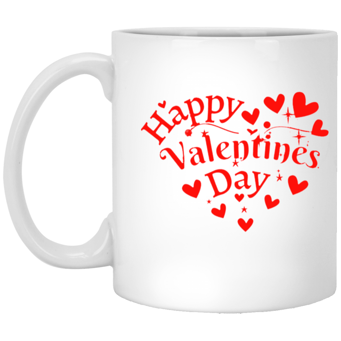 Valentine 11oz White Mug