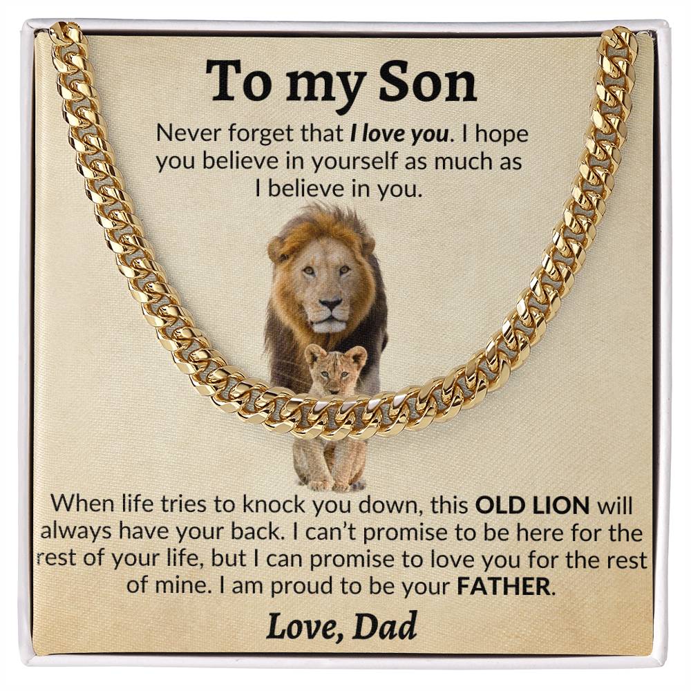 To My Son - I Will Always Have Your Back