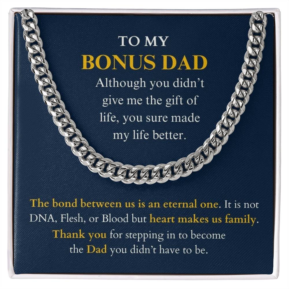 To My Bonus Dad - Thank You
