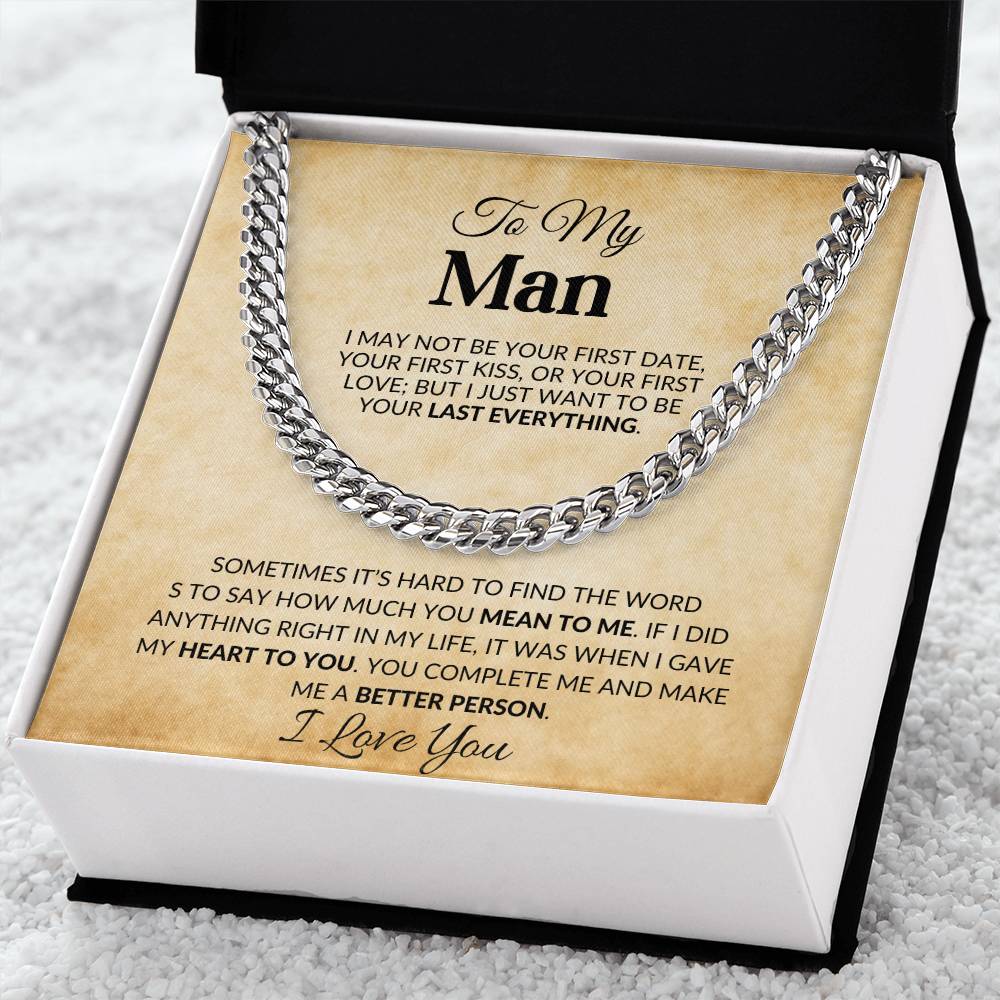 To My Man - You Complete Me And I Love You