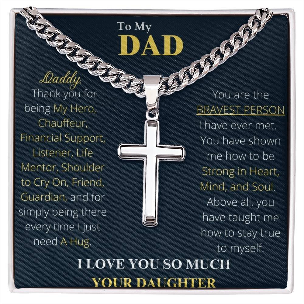 To My Dad - You Are My Hero From Daughter (Engravable)
