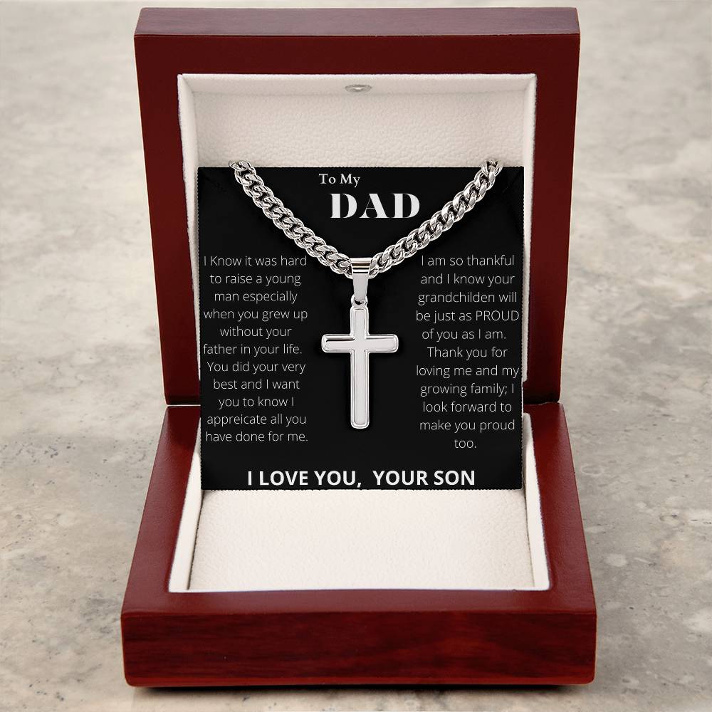 To My Dad - Love Son (Engravable)