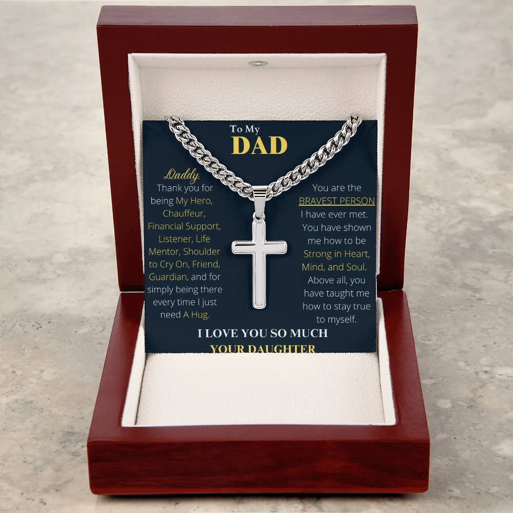 To My Dad - You Are My Hero From Daughter (Engravable)