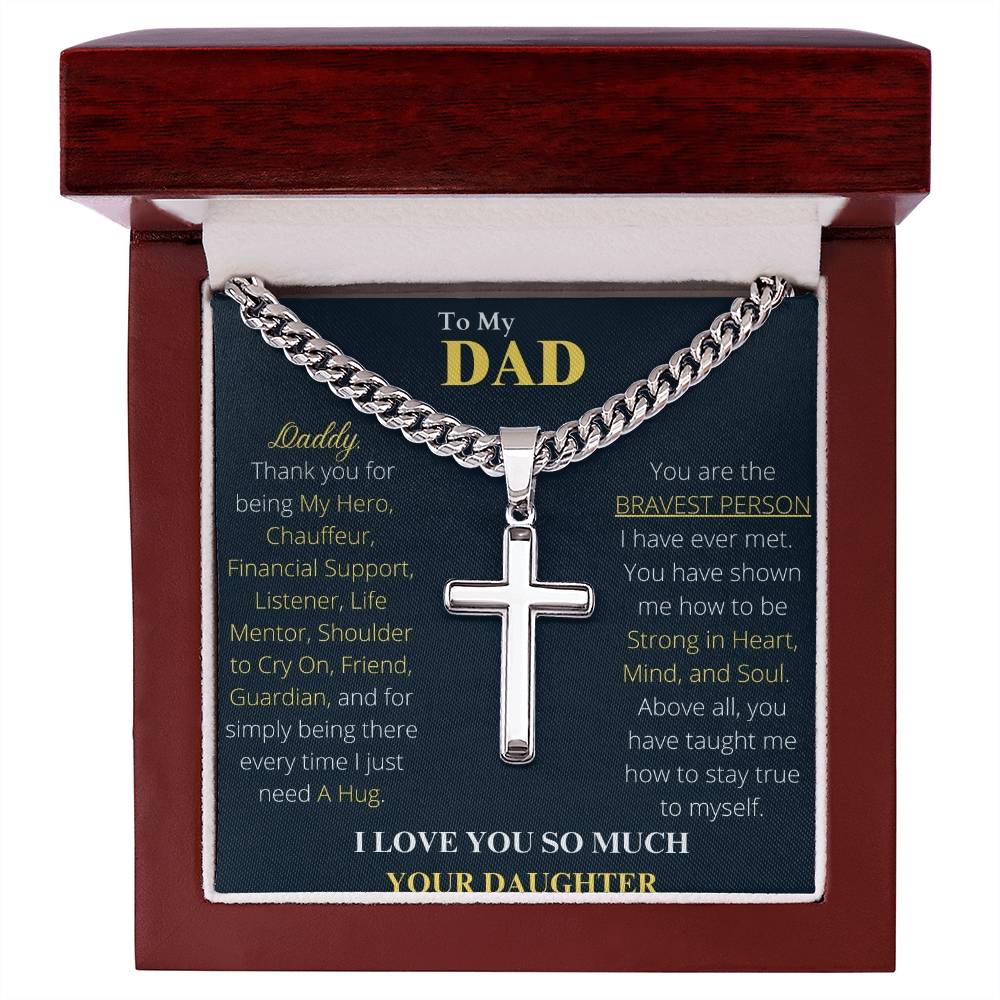 To My Dad - You Are My Hero From Daughter (Engravable)