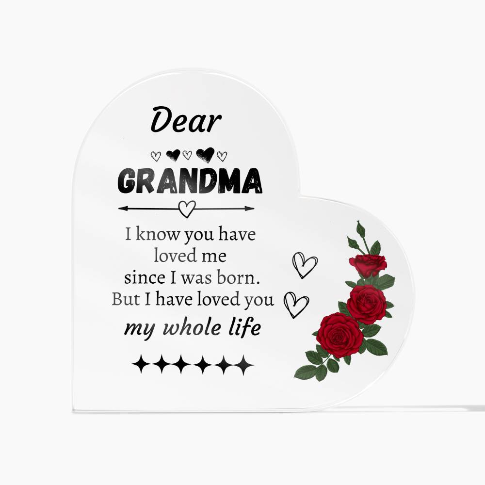 Dear Grandma - I Love You