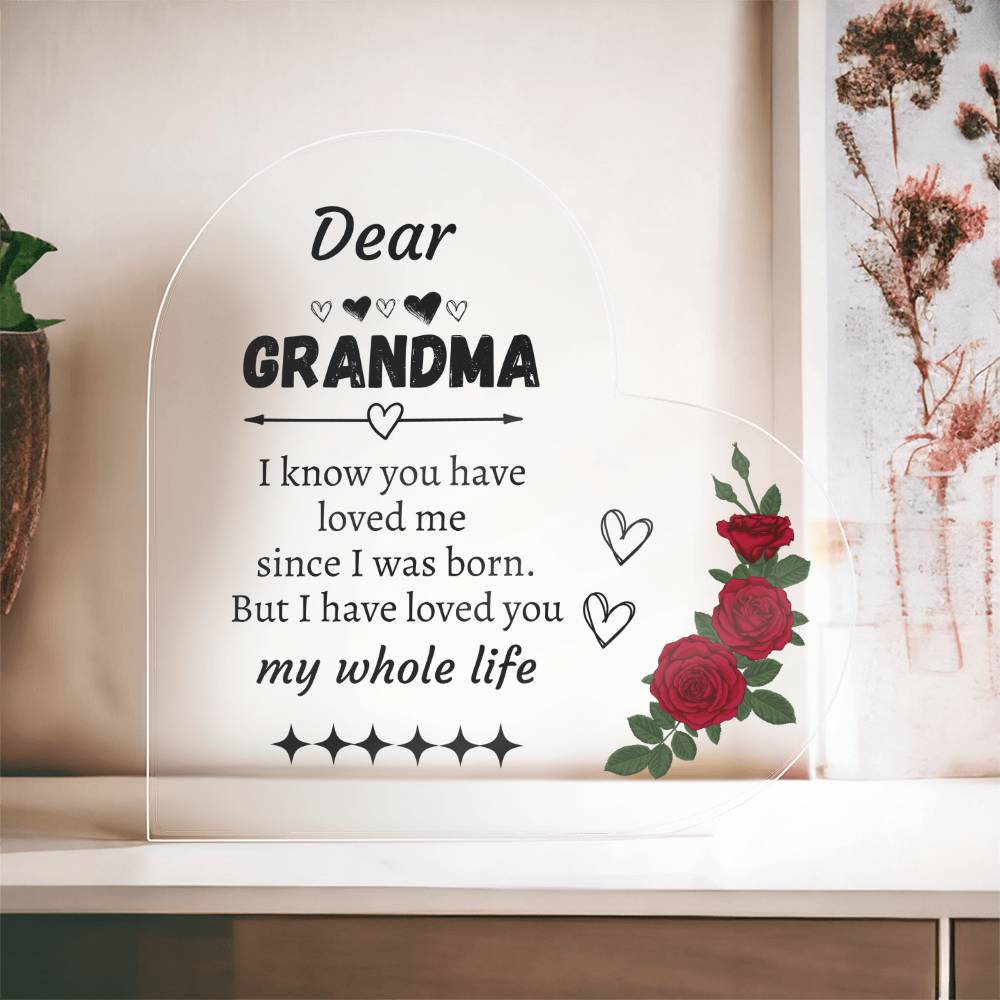 Dear Grandma - I Love You