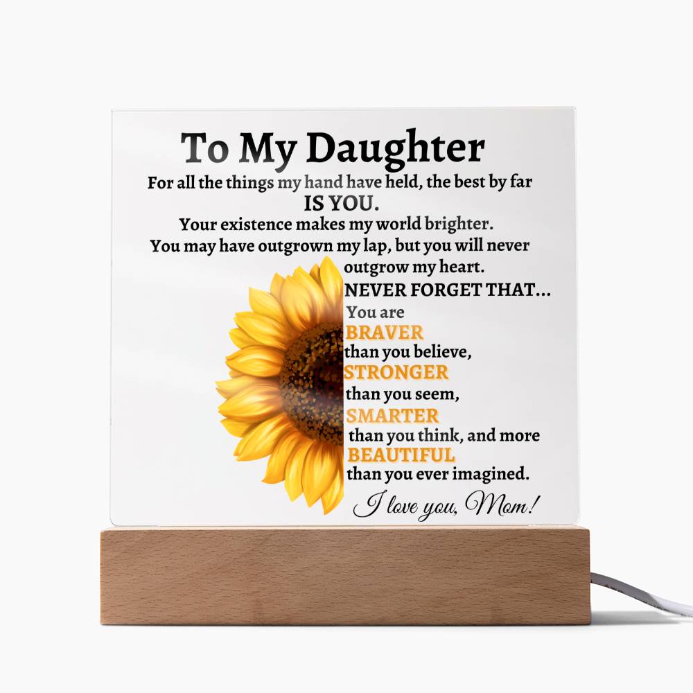 To My Daughter - I Love You, Mom!