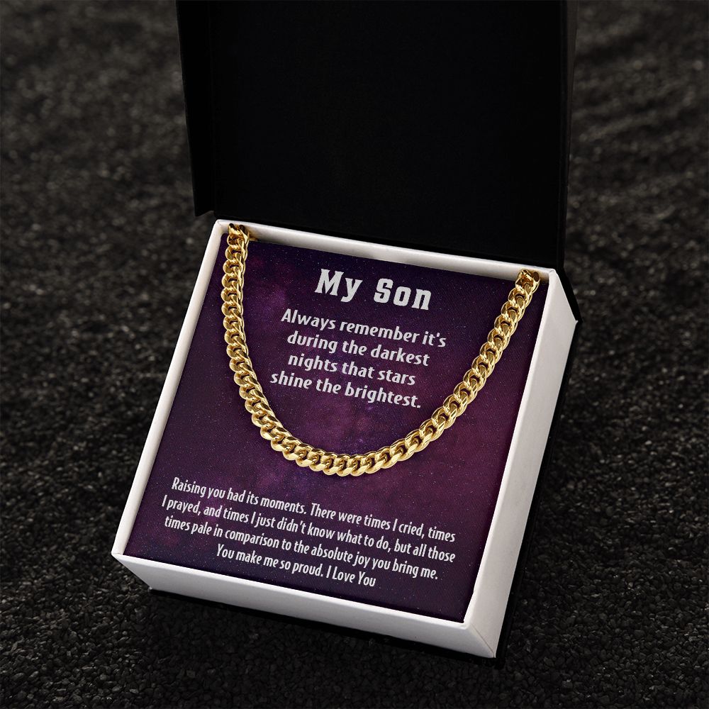 My Son | You make me so proud - Cuban Link Chain