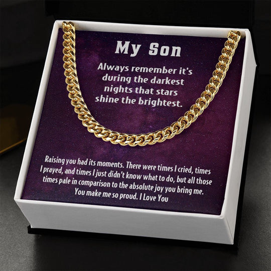 My Son | You make me so proud - Cuban Link Chain