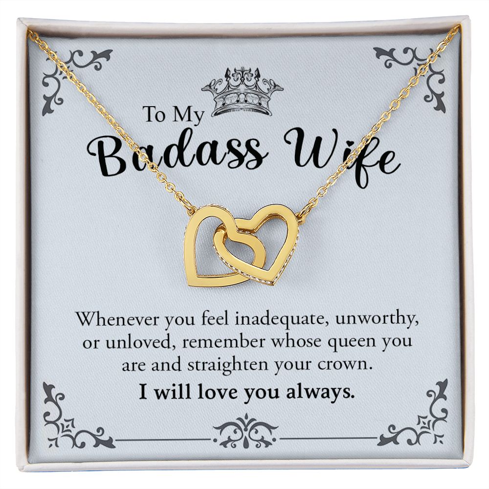 My Badass Wife | Most loving - Interlocking Hearts necklace