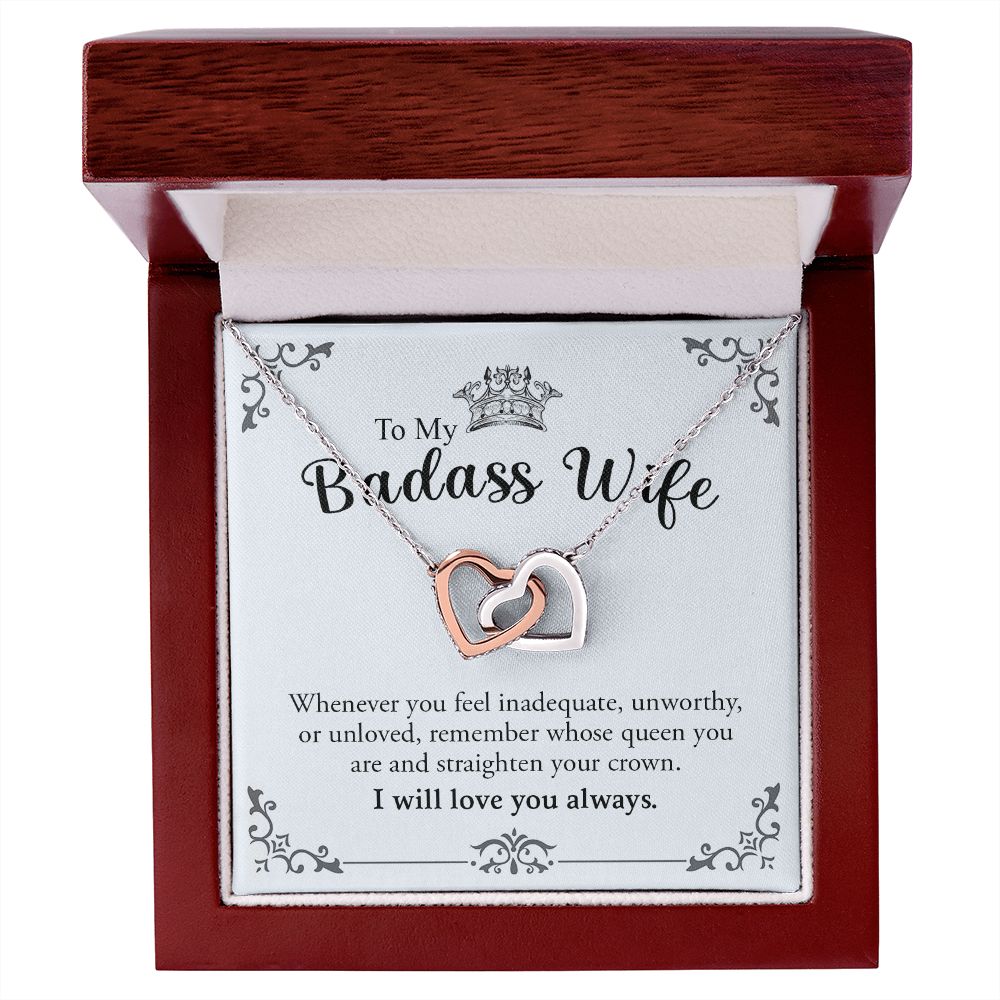 My Badass Wife | Most loving - Interlocking Hearts necklace