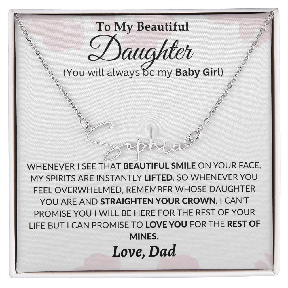 To My Daughter - I'll Love You For The Rest Of My Life